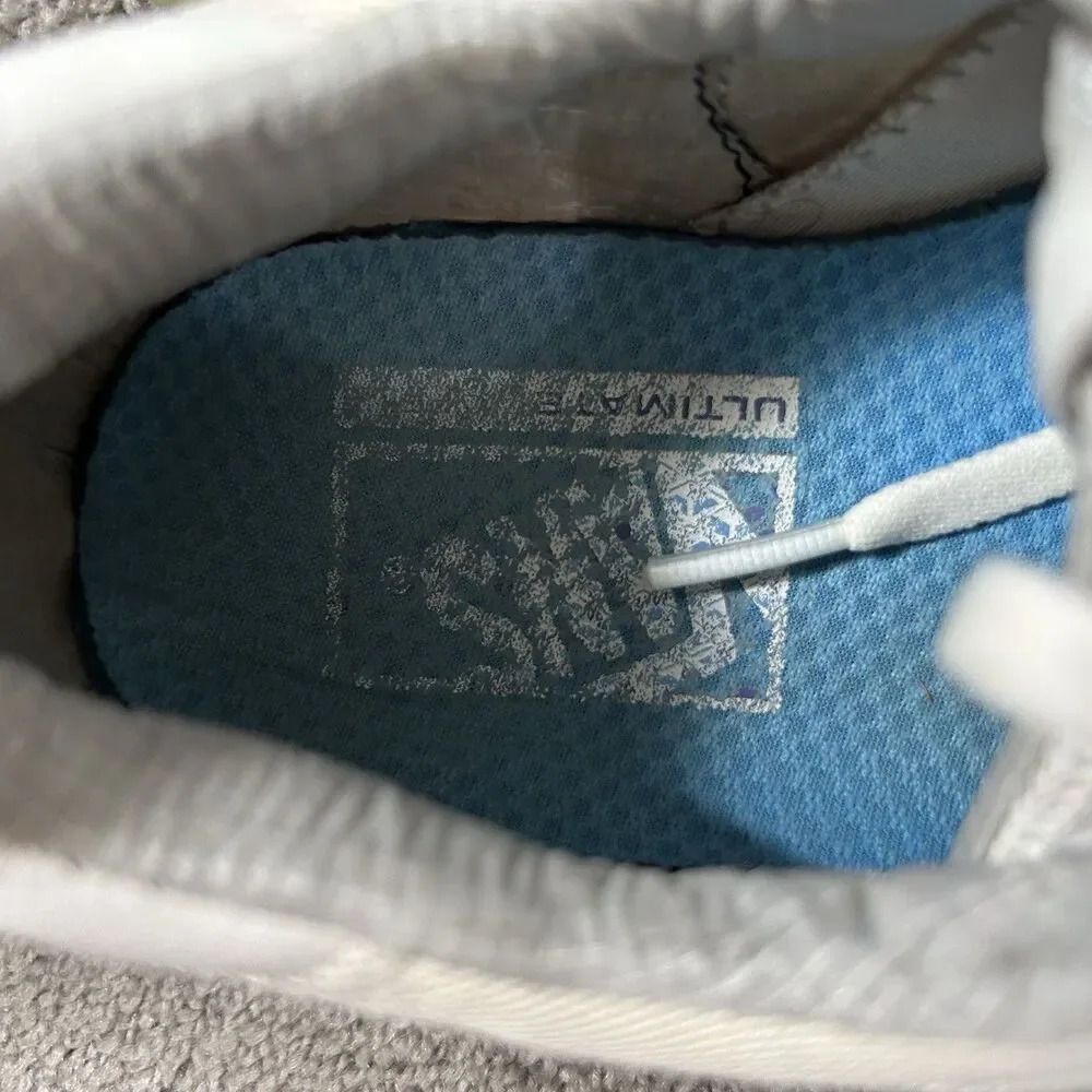 Vans EVDNT UltimateWaffle Women’s Size 9 White Translucent Athletic Shoes Used